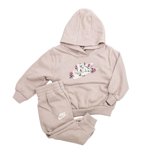 Ensemble Nike bébé fille avec hoodie et jogger en molleton pour le confort au quotidien