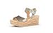 Produktbild Gabor Damen Keilsandalen, Frauen Sandalen,keilsandaletten,wedge-heel,hoch,sommerschuhe,freizeitschuhe,offene schuhe,schilf,40 EU / 6.5 UK