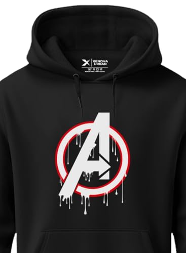 Image of XENOVAURBAN Hoodies | Unisex Hoodie Sweatshirt Printed AV-A1 - PAR