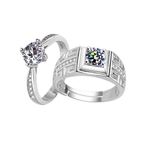 Bague en argent sterling 925 avec zircone cubique au raffinement pur