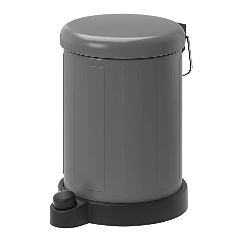 Image of Ikea Toftan Waste bin, grey, 4 l (1 gallon)