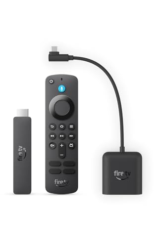 Amazon Fire TV Stick HD (newest model) bundle with Right Angle USB-C Ethernet Adapter - image 1