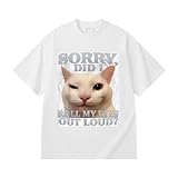 Photo Gallery boiszeda maglietta divertente con gatto scusa ho alzato gli occhi al cielo troppo forte meme goofy ahh silly cats maglietta con stampa grafica uomo donna Photo Gallery boiszeda maglietta divertente con gatto scusa ho alzato gli occhi al cielo troppo forte meme goofy ahh silly cats maglietta con stampa grafica uomo donna