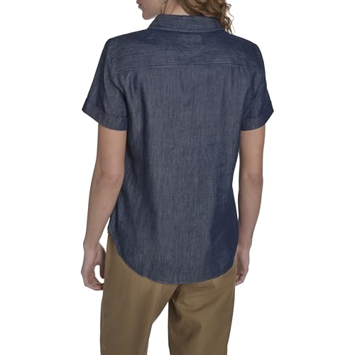Image of Nautica Women's Button Front Short Sleeve Camp Shirt
