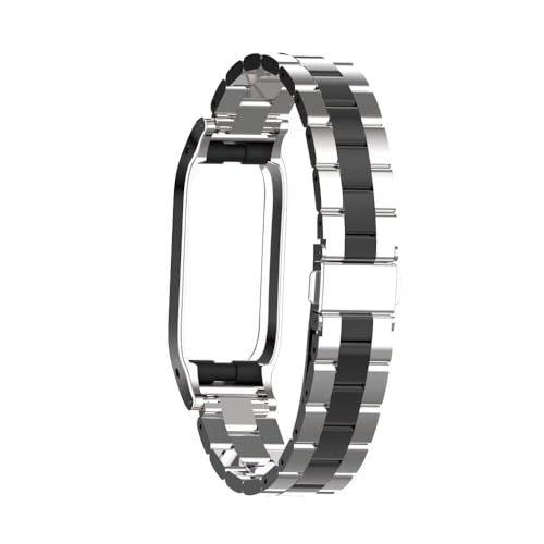 Image of Compatible with Fitbit Luxe Bands,Stainless Steel Metal Replacement Strap Wrist Band Compatible for Luxe Fitness Tracker