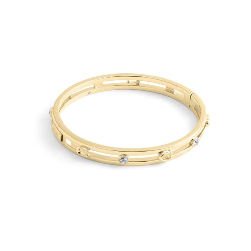 COACH Womens Signature C Open Bangle Bracelet