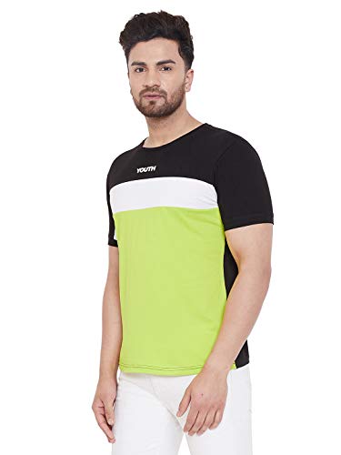 Image of GRITSTONES Printed Half Sleeve Round Neck T-Shirt for Men - GSHSPNT2512 P