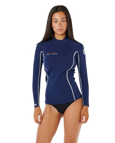 Chaqueta de traje de neopreno Rip Curl Steph Gilmore Dawn Patrol manga larga 1.5mm azul marino miniatura 1