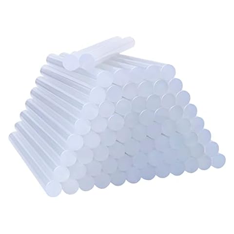 BEEWAY Glue Gun Sticks Φ 11.0mm, Pack 55 11mm x 100mm Hot Glue Sticks for Glue Guns, Premium A+, SGS Approved Cover
