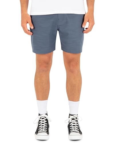 Image of Hurley Men's Phantom 4-Way Stretch Walk Shorts, 7 inch Inseam 18 inch Outseam. Quick Dry, Elastic Waistband