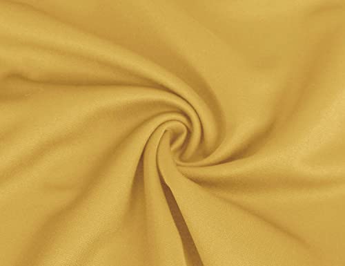 Moyabo Women Dress for Women Elegant Tie Collar 3/4 Sleeve Formal Office Work Pencil Dress Yellow Large