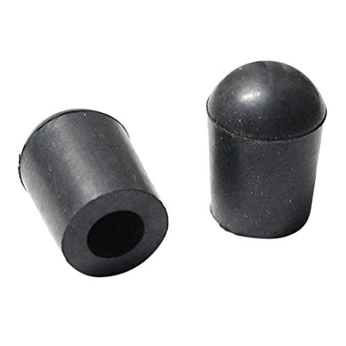 2 Pcs Black Rubber Tip 10mm Diameter for Upright Double Bass Endpin