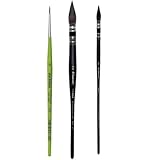 Brocha Raphael LAVIS SOFTAQUA.Serie 805 Vegans. No. 0/3. 2. Set 3PCS (Raphael France)