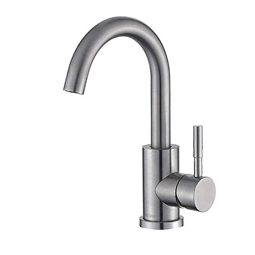 Robinet d'évier de cuisine moderne mitigeur chaud froid pivotant