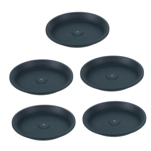 Toyvian 5piezas Bandeja para Macetas Redonda De Bandeja De Drenaje para Plantas Función De Recoger Agua para Jardín Interior y Exterior para Macetas Decorativas
