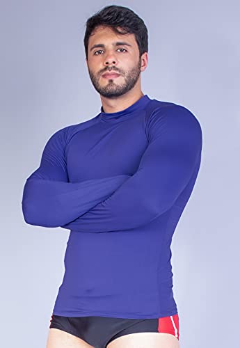 Kit 3 Camisas Térmicas Blusa Compressão Unissex Proteção UV Inverno Verão 037 (G)
