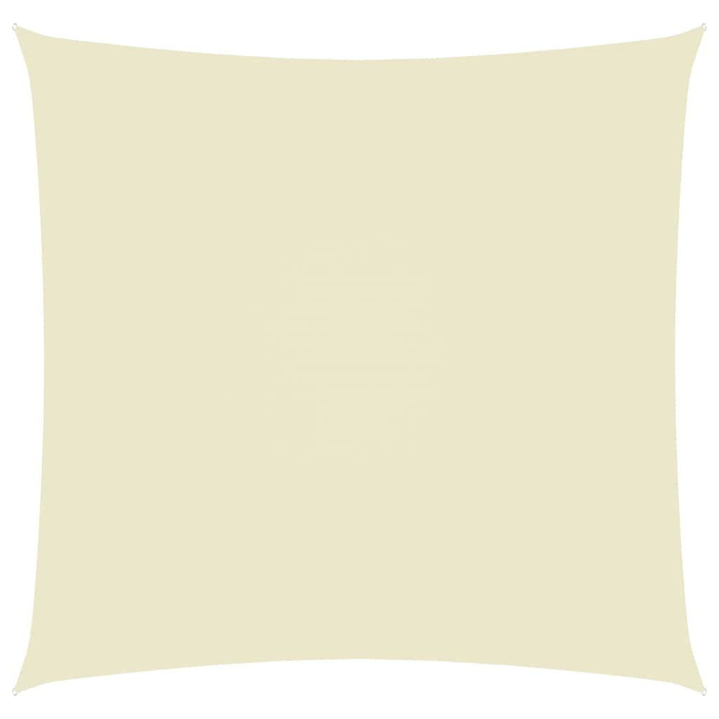 Voile d'ombrage pour repas en plein air et repas d'été sur le balcon blanc crème