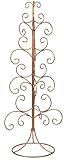 Red Co. 26” Metal Wire 5-Tier Ornament Display Tree Stand and Christmas Décor Holder - Copper