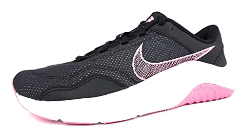 Design avvolgente Nike Legend Essential 3, Scarpe da Ginnastica Donna, Nero (Black Pinksicle Particle Grey), 40 EU