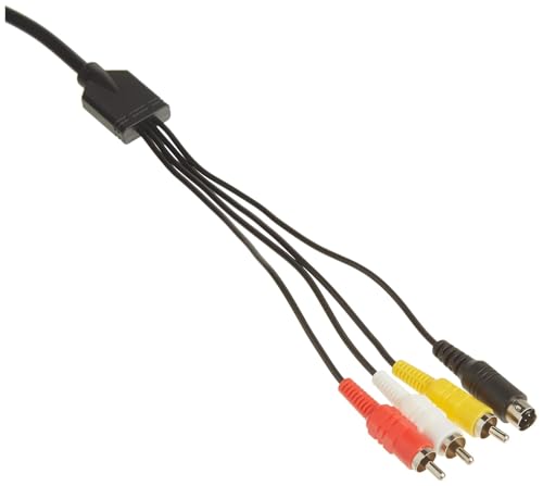 Image of Y.D.F AV + S-Video Cable for N64, AV +S Video Composite Cord Compatible with N64 /SNES /NGC /SFC 6 Feet (Plug and Play)