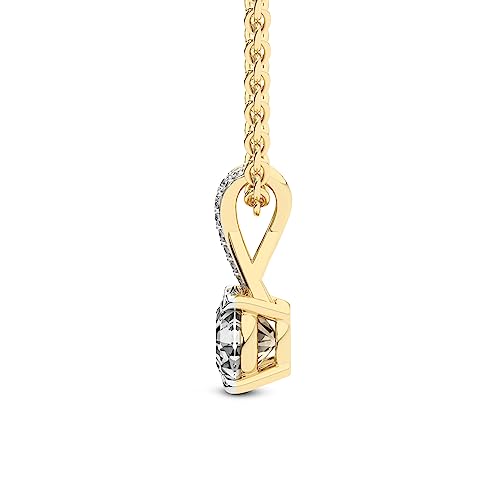 FRIENDLY DIAMONDS 0.75 Carat - 6 Carat IGI Certified Lab Grown Diamond | Lou Slider Lab Diamond Necklace In 14K Or 18K White, Yellow Or Rose Gold | FG-VS1-VS2 Quality4