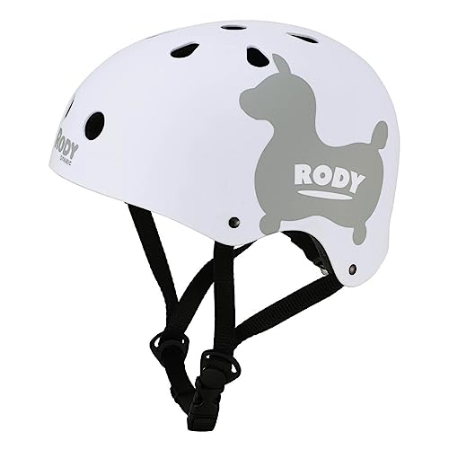 RODY ロディ ヘルメット 自転車 大人用 子供用 1歳以上用 自転車ヘルメット SG規格 石野商会 L(56〜59cm程度) ホワイト