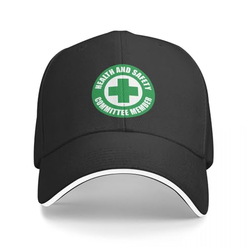 AIETPOIJ - AIETPOIJ Casquette de Baseball pour Membre du comité de santé et de sécurité Nouveau dans Le Chapeau vêtements de Golf Chapeau de Plage pour Femmes et Hommes