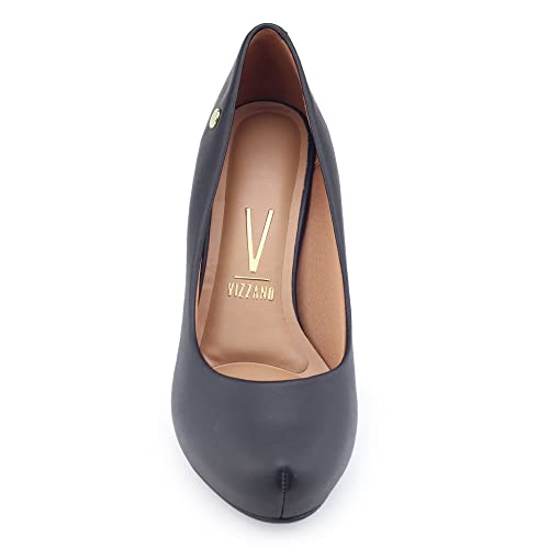 Scarpin Meia Pata Vizzano (39, Preto)