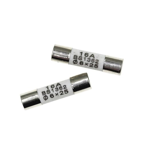 Fusible en céramique 6x25mm 2A 250V BS1362 pour prise britannique RO57