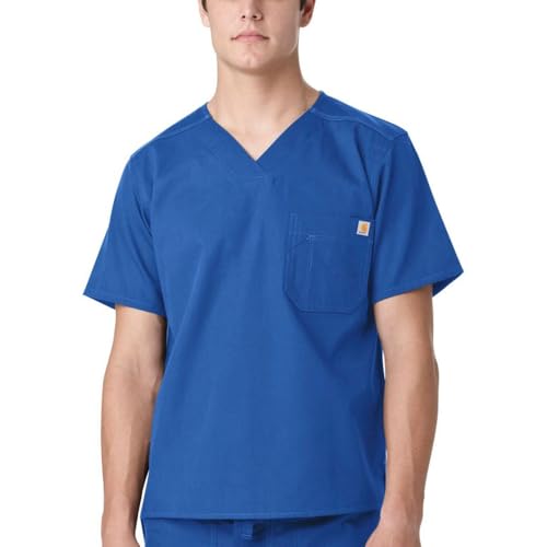 Image of Carhartt Ripstop & Sub-Scrubs Scrubs for Men, Utility Scrub Tops
