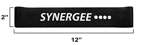 Image of Synergee Exercise Fitness Resistance Band Mini Loop Bands that Perform Better When Working Out at Home or The Gym