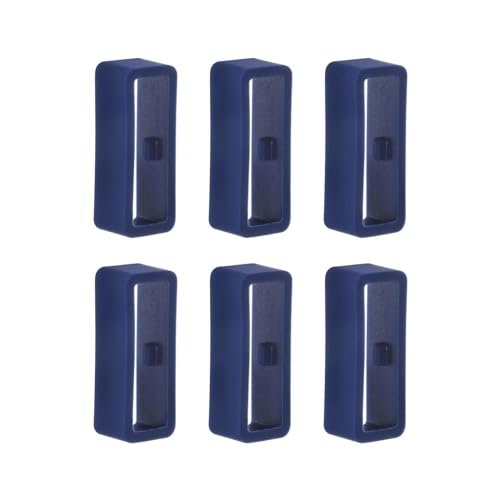 6 anillos de cierre de 22 mm para Garmin Forerunner 745/935/945/955/955 Solar/965 Solar/965 Correa de repuesto de silicona, Silicona