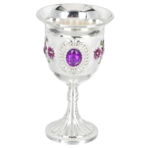 ABOOFAN 1pieza Copa De Vino Decorativa Cáliz Para Bar y Hogar Diseño Único Color Vaso Para Vino Blanco y Para Fiestas y Banquetes