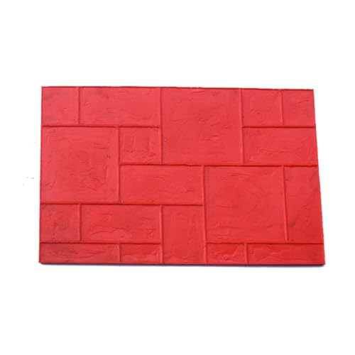 Moldes de estampado de poliuretano para hormigón decorativo en pavimentos y aceras de jardín