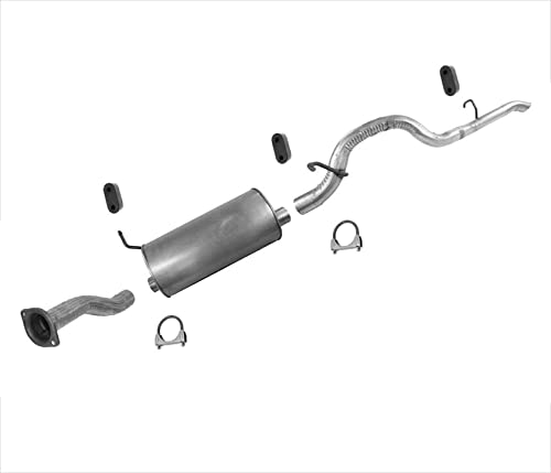 Muffler Exhaust Pipe System Replacement Part For 04-12 Colorado Regular Cab 111 In WB