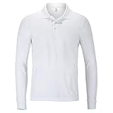Fila Men`s Crestable Long Sleeve Tennis Polo White (Small White)
