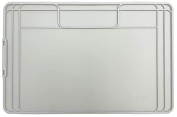 Waterproof Under Sink Mat For Kitchen - 34 X 22 Inches Adjustable Silicone Bathroom Sink Mat