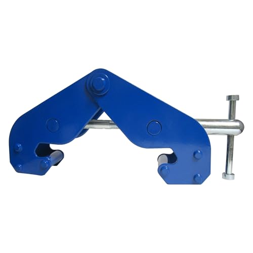Beam Lifting Clamp | Steel | 1 Ton, 2 Ton, 3 Ton, 10 Ton Options | Wide Range of Uses | Professional HD Quality | Industrial Grade | Manual Handle Wind (10 Ton)