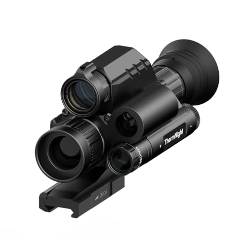 DNT Optics TNC225R ThermNight Thermal & Night Vision Multispectral Scope with Laser Rangefinder and Ballistic Calculator