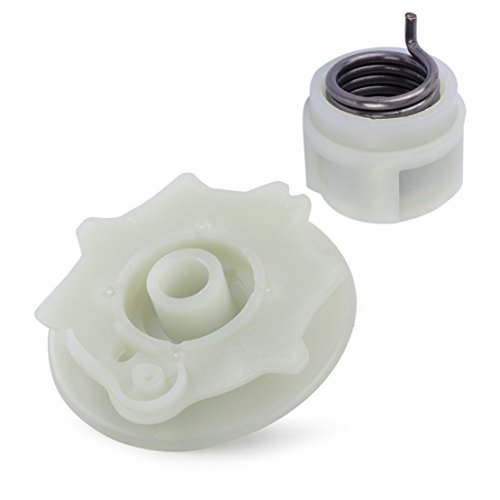 Recoil Starter Spring Pulley Hub Replacement Fit For Husqvarna 136 137 141 142 Chainsaws