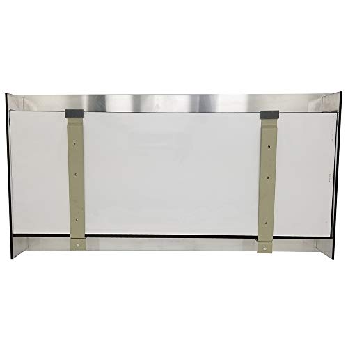 Aussie Aquariums Aa-Skyline-Bsilver 2.0 Wall Mounted Aquarium, Brushed Silver #TOP5