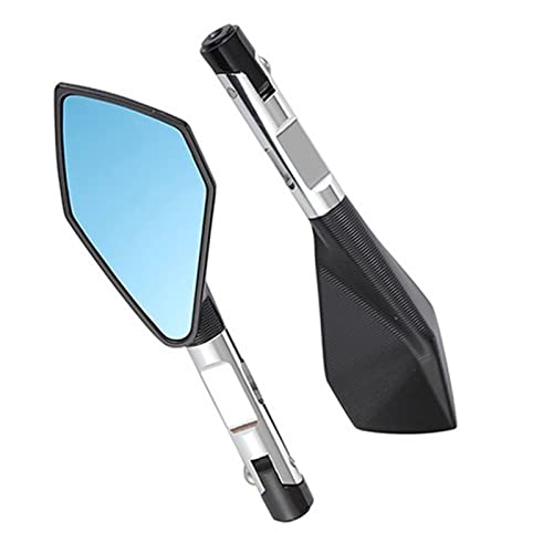 Espejos de motocicleta con cristal antirreflejante y retrovisores para Yamaha YZF R125