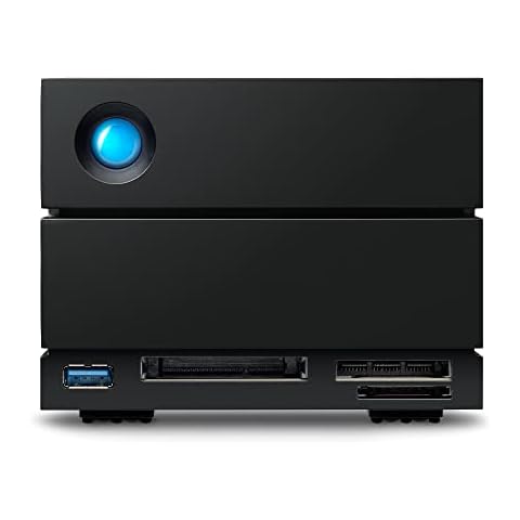 LaCie 2big Dock RAID, 20 TB, External HDD - Thunderbolt 4 ports and USB4 compatibility, Data Recovery (STLG20000400) Cover