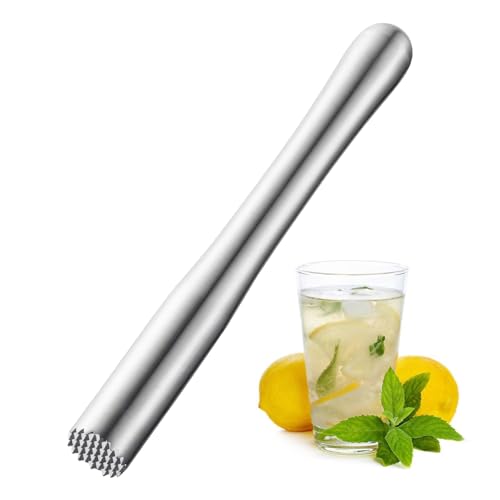 Stainless Steel Cocktail Muddler for Drinks and Fruit