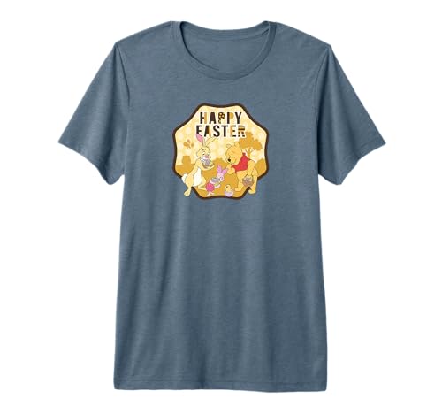 T-shirt Disney Winnie the Pooh Premium en jersey de coton de qualité supérieure pour Pâques