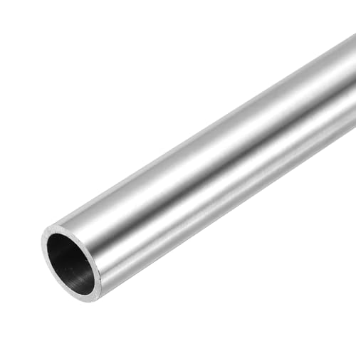 Sourcing map - Tubo in acciaio inossidabile 304, 14 mm ID 18 mm OD, lunghezza 305 mm, tubo capillare metallico dritto senza saldature per progetti industriali e fai-da-te