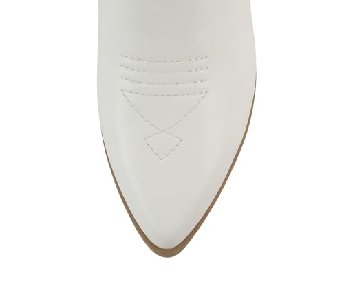 Image of Soda inchBLAZING inch ~ Women Western Bootie Pointe Toe with Low Heel (Wide Fit Available)