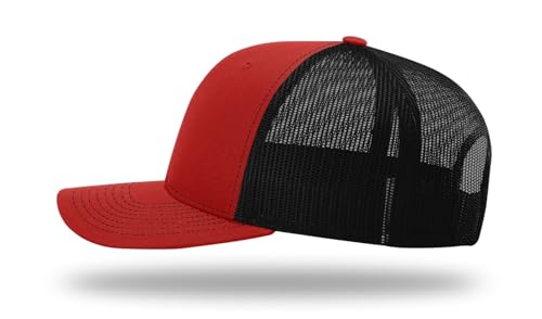 Image of Richardson 112 Trucker Hat - Premium Blank Baseball Cap, Adjustable Snapback Hat - Structured Six Panel Richardson Blank Hats