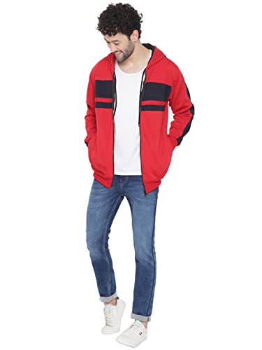 Image of AHHAAAA Cotton Blend Hoodies Sweatshirt for Men 262M