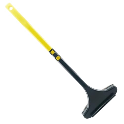 Dopsyesn Cepillo Limpiador de Pantallas | Cepillo para Limpiar Cristales del Hogar,Utensilio Doméstico para Eliminar Manchas De Ventanas, Raspador De Pantalla 2 En 1 para Cocina
